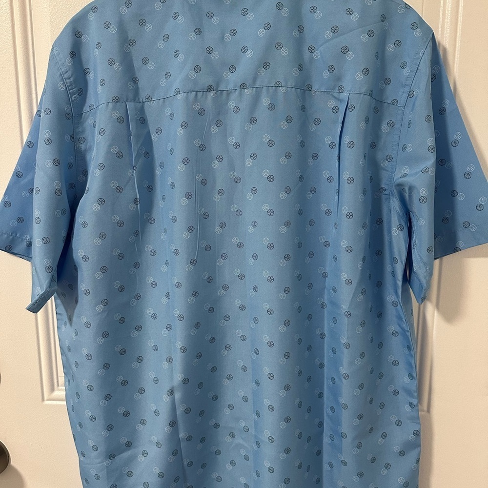 George Mens Short Sleeve Microfiber Shirt, Size Large 42-44 NWOT - Picture 9 of 13